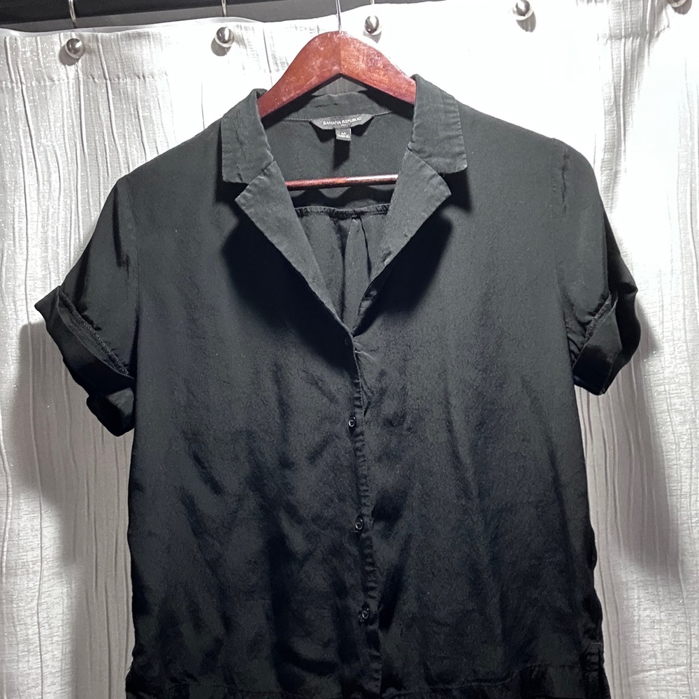 Black Button-Up Shirt